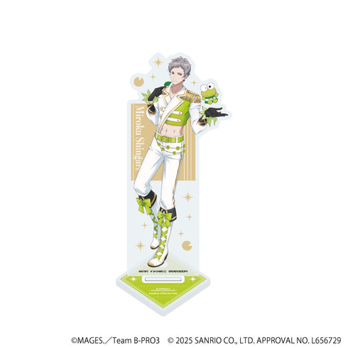 『B-PROJECT~熱烈*ラブコール~×サンリオキャラクターズ』アクリルスタンド14/殿 弥勒×けろけろけろっぴ(等身イラスト)